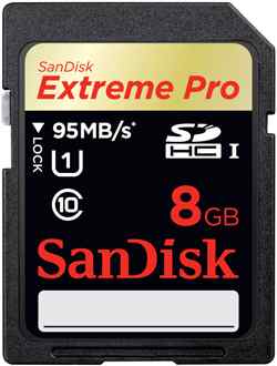 Sandisk 8gb Extreme Pro Sdhc Sdsdxpa-008g-x46